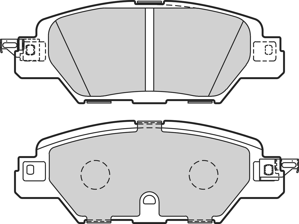 Jogo de 4 pastilhas de travão VALEO ref. 302593
